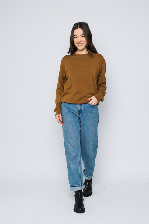 Jenna-Luxe Fleece Crew